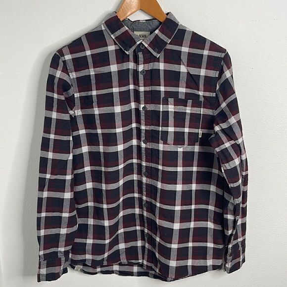 Vans button up long sleeve shirt.  Size Small. - Picture 1 of 7